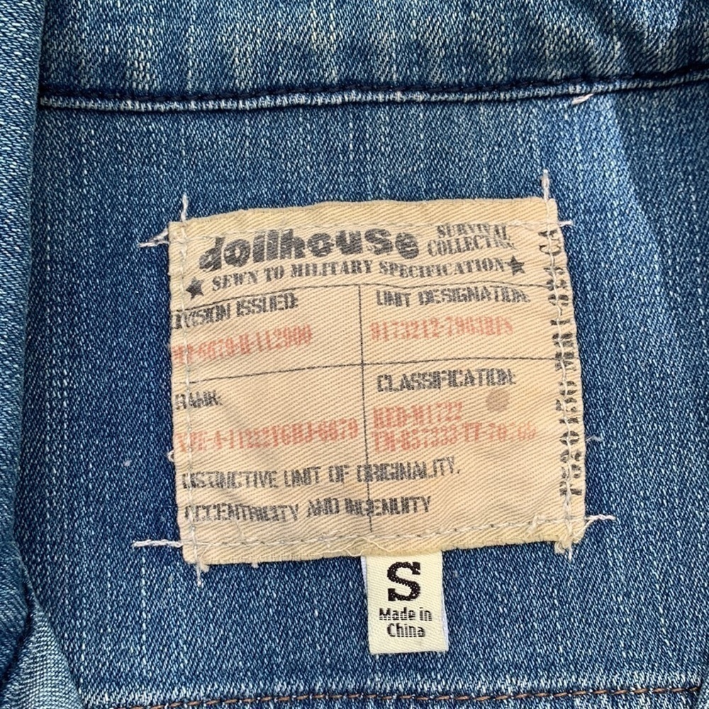 Dollhouse Denim Vest - Picture 2 of 7